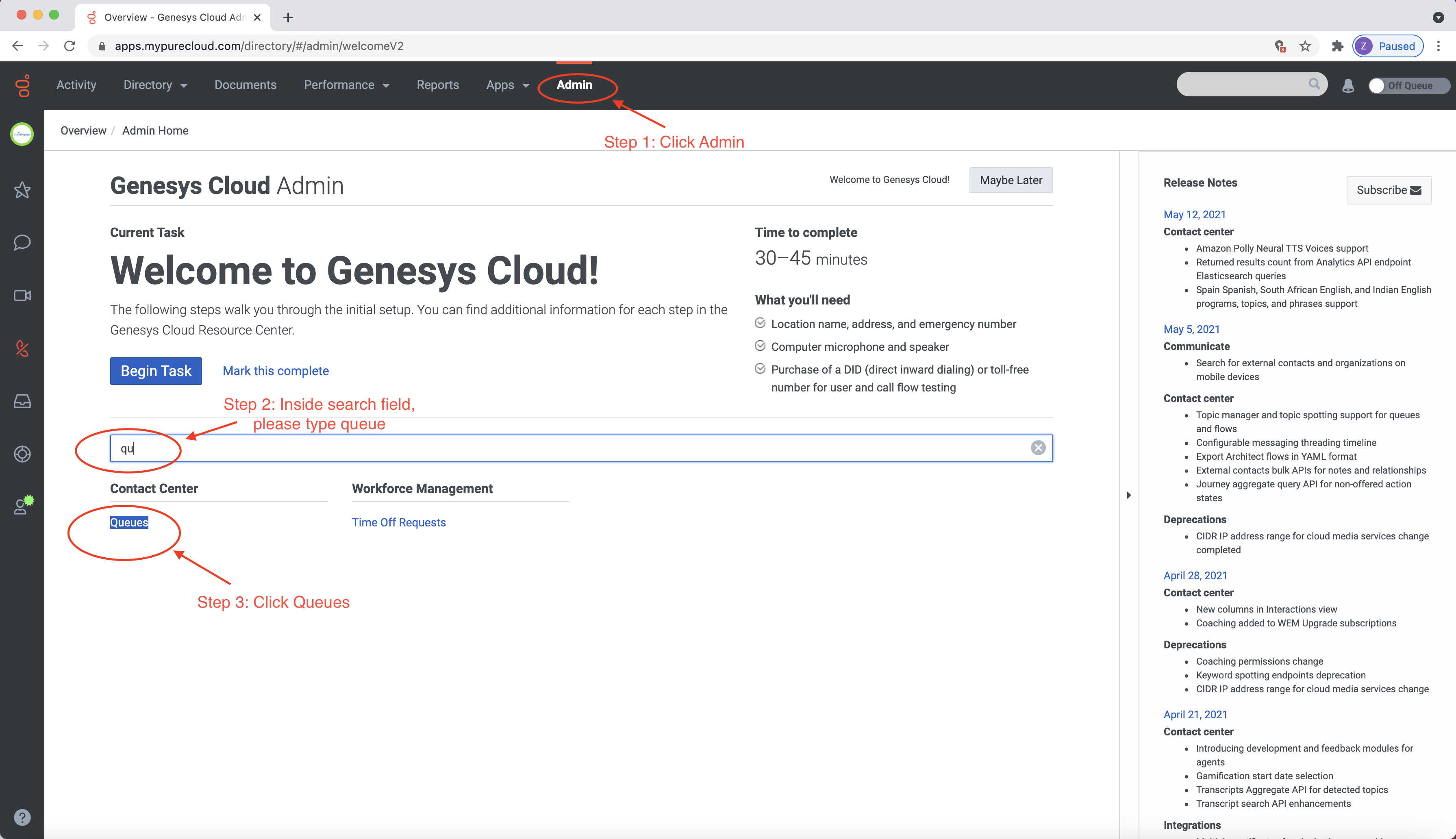 Test your media settings - Genesys Cloud Resource Center